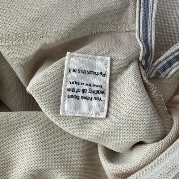 Vuori Gamepoint Polo Shirt Mens XL Short Sleeve Cashew Solid Polyester TP-3468 - Picture 9 of 12